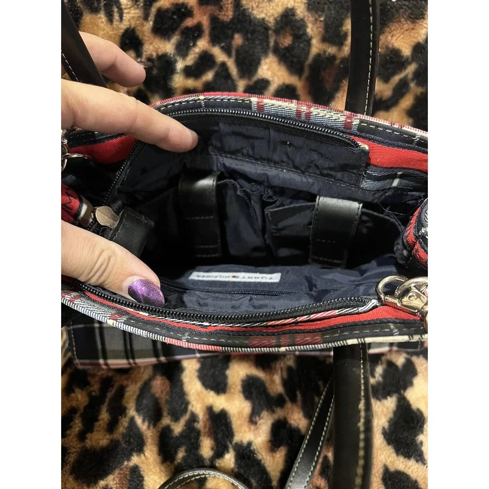 Tommy Hilfiger Plaid Purse With Phone Case Vintage NWOT‎